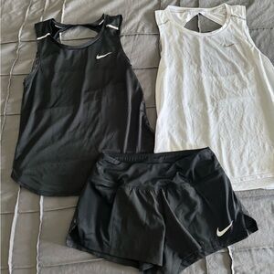 NIKE DRIFT-FIT SET - 2 mesh tops & 1 short